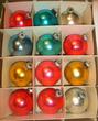 Vintage Multi-colored Franke  ornaments